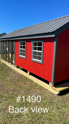 8x10 Chicken Coop w/10’ Enclosed Run
