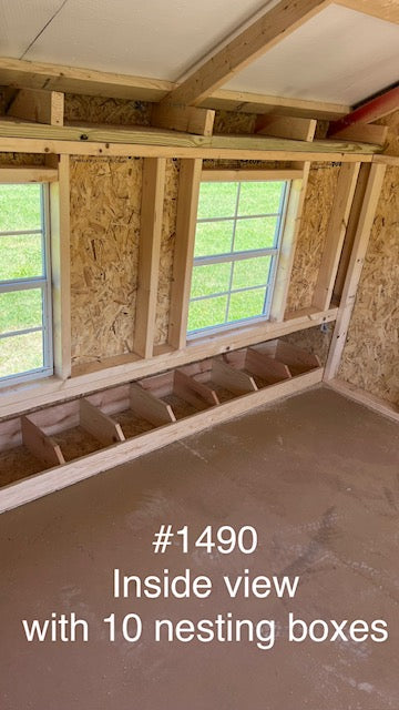 8x10 HP Chicken Coop w/10' Enclosed Run – Jazzis Flower Center