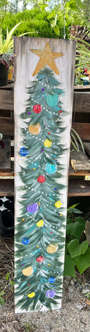 Christmas Tree Porch Sign