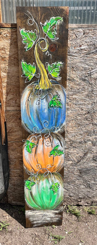 3-Pumpkin Porch Sign