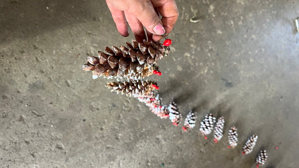 8’ Pine Cone Garland